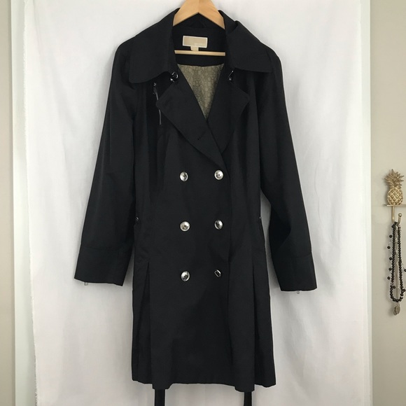 Michael Kors Jackets & Blazers - Michael Kors black raincoat